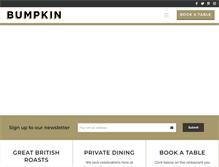 Tablet Screenshot of bumpkinuk.com